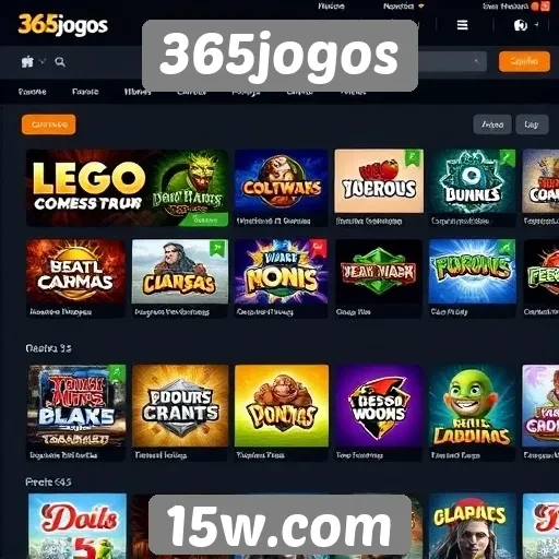 Explorando a interface do usuário do 365jogos